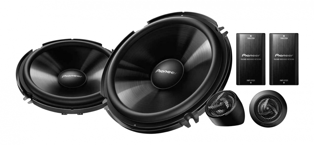 PIONEER набор Акустика TS-H650C 6,3/4 дюйма, 17см 2х полосная компонентная+кроссоверы полноценные 50w и TS-F650 2х полосная коаксиальная  30w (4шт к-т)  15416, фото 10