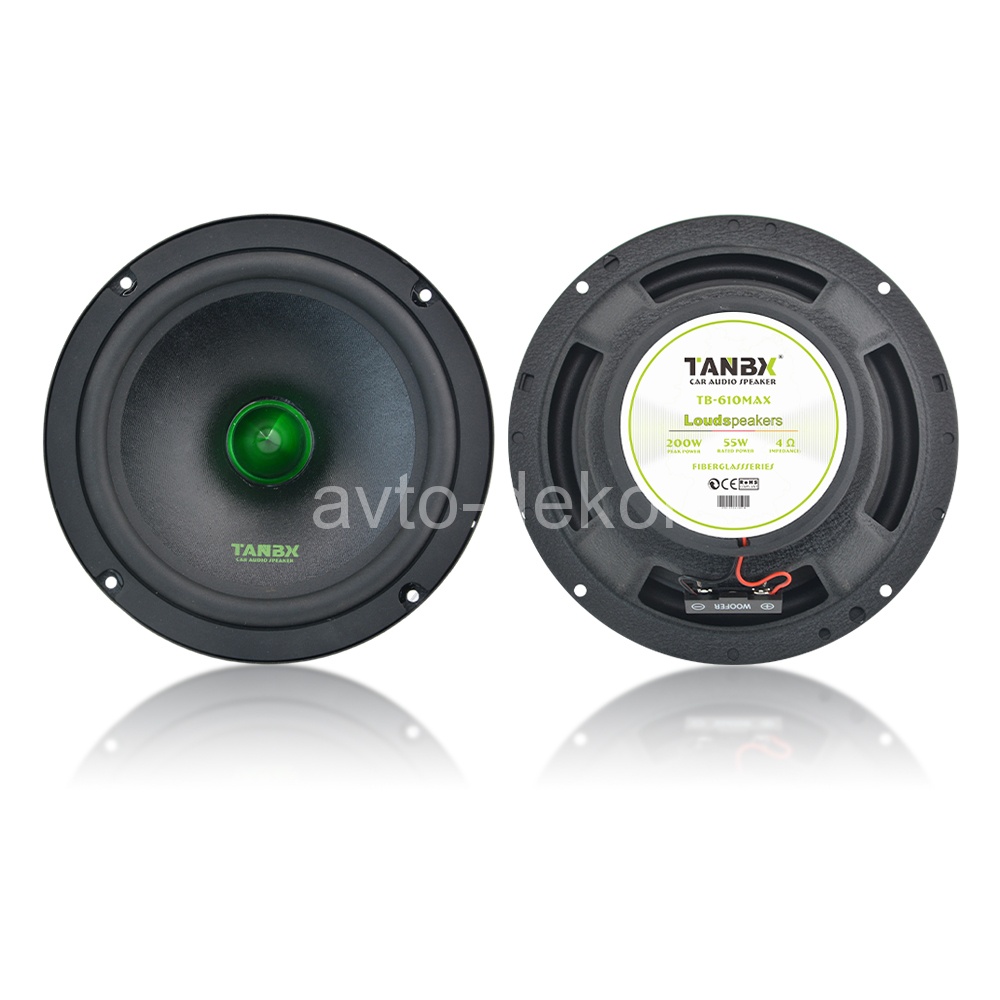 TANBX Акустика TB-610MAX 6,5 дюймов компонентная, 2х полосная 55w, Fiberglass Series  15422, фото 3