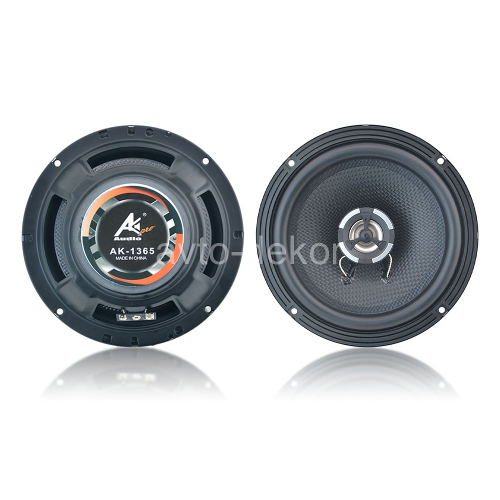 AKProAudio Акустика AK-1365 6,5 дюймов коаксиальная 2х полосная 60w, с сетками  15426, фото 2