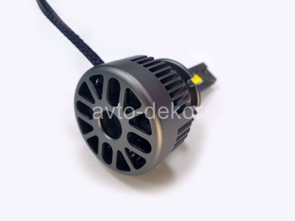 Светодиодные лампы головного света модель M15Pro D4S 6000K, 45w рабочая мощность, с вентилятором, super canbus (к-т 2шт) AVTO-DEKOR  16277, фото 4