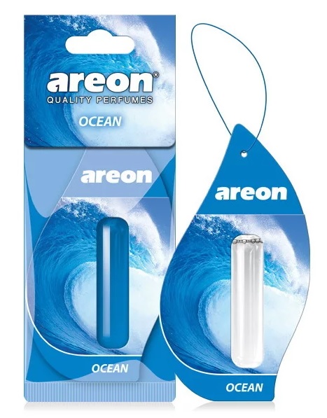 Ароматизатор AREON бумажный+гелевый LIQUID 5ml (Ocean) 16559