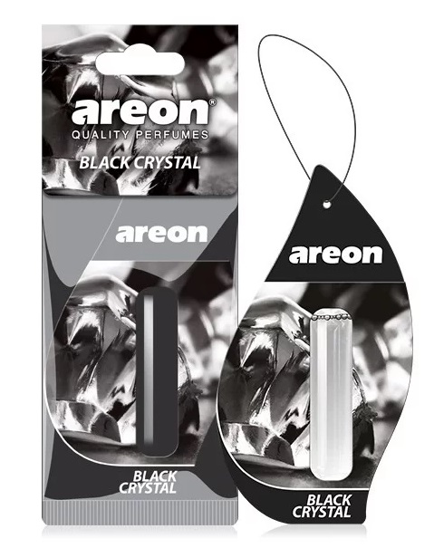 Ароматизатор AREON бумажный+гелевый LIQUID 5ml (Black Crystal) 16560