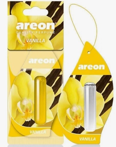 Ароматизатор AREON бумажный+гелевый LIQUID 5ml (Vanilla) 16561