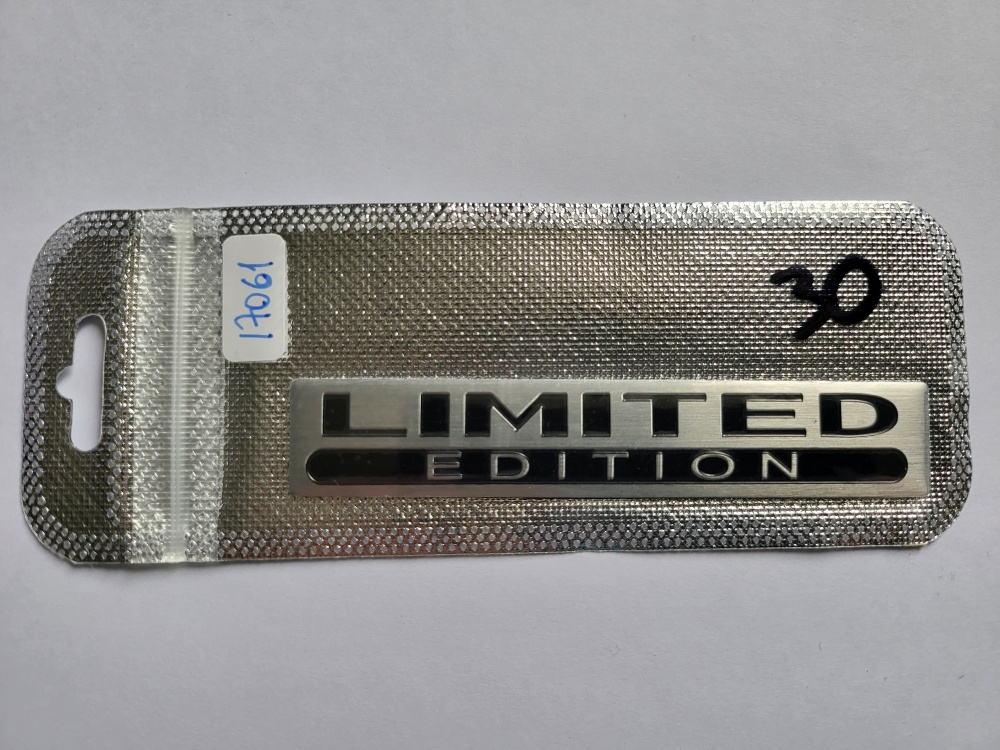 Купить Шильдик аллюм. 1 мм толщина LIMITED EDITION_2 серебро 100*18 мм  17061 в интернет-магазине