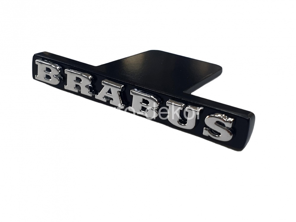 Эмблема на решетку радиатора BRABUS хром металл 82*10мм  17145, фото 1