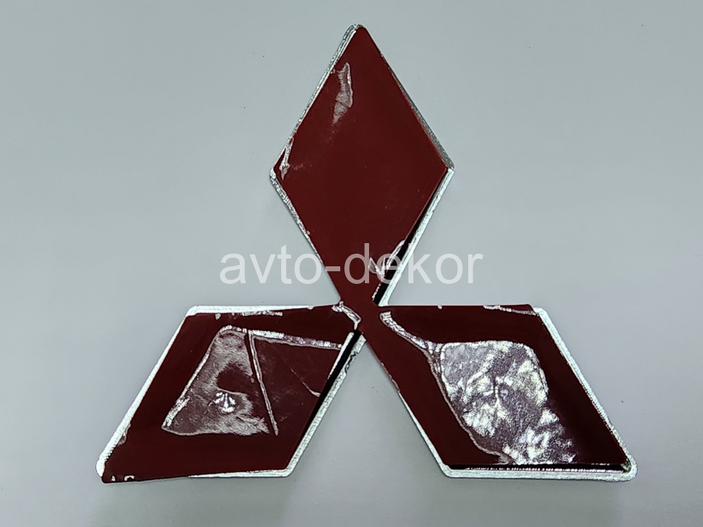 Эмблема MITSUBISHI 100мм изогнутый 17431, фото 1