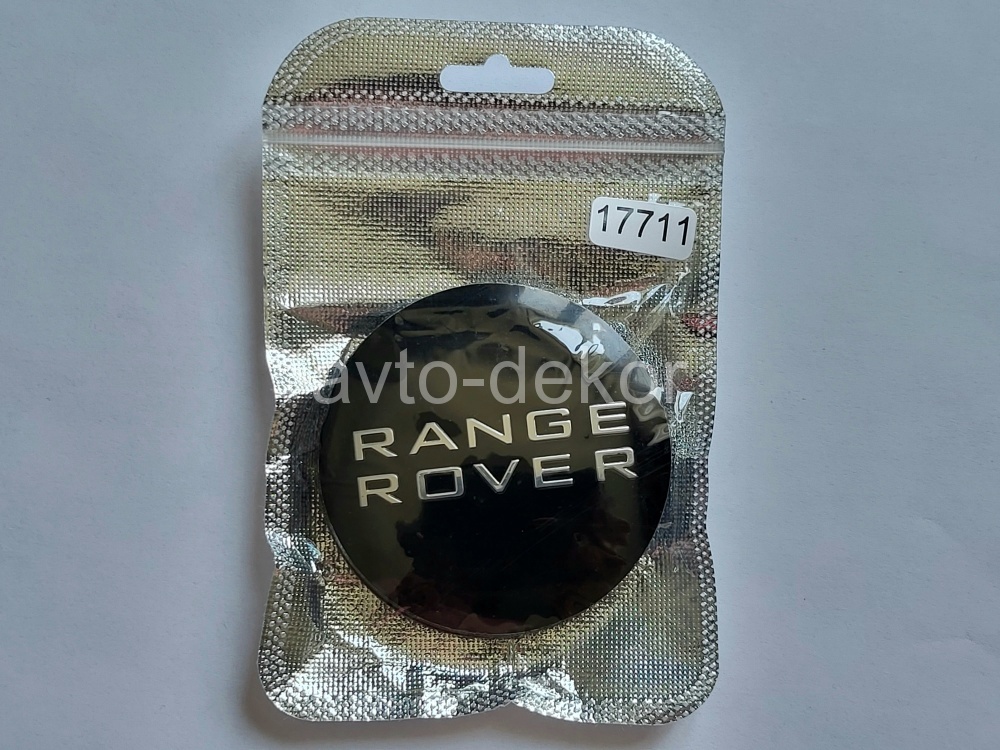 Купить Наклейки на диски d 65мм RANGE ROVER черный+хром 4шт. к-т  17711 в интернет-магазине