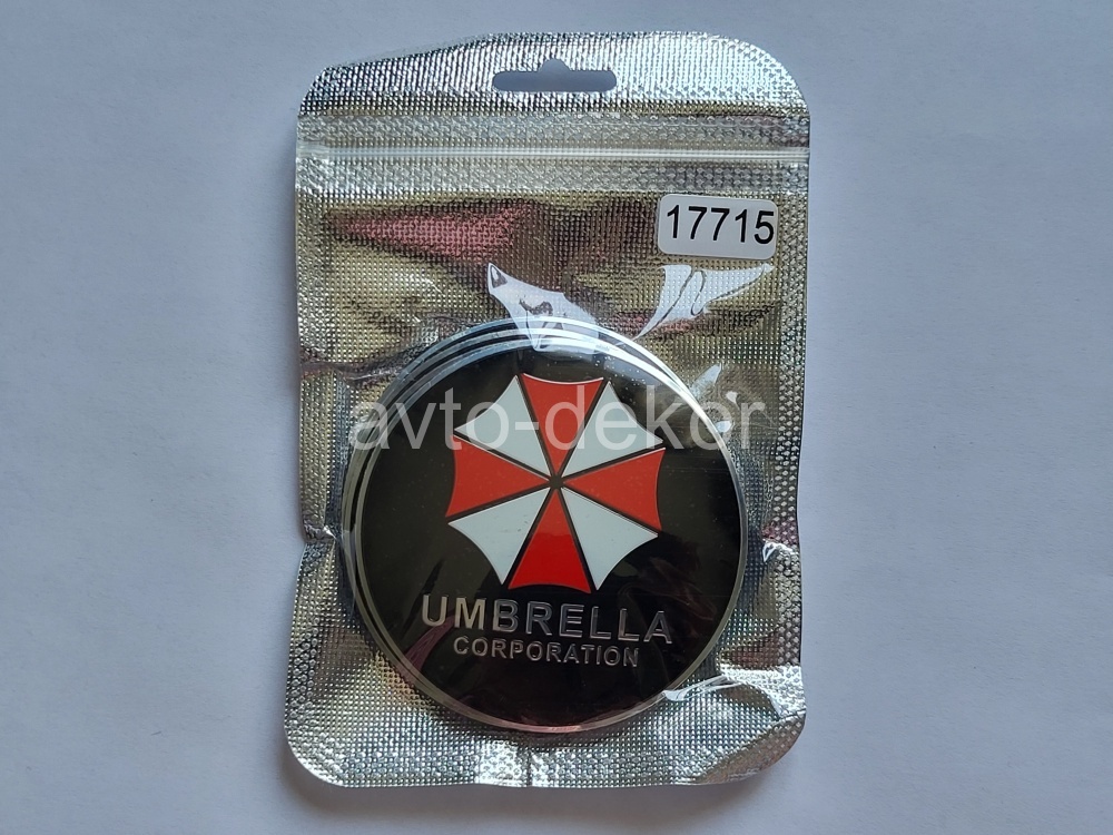 Купить Наклейки на диски d 65мм UMBRELLA CORPORATION черный+белый+красный 4шт. к-т  17715 в интернет-магазине