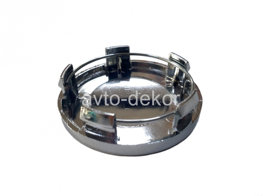 Колпачки на диски унив. d 58/56,8/54мм хром 5 ножек 4шт. к-т 18002, фото 1