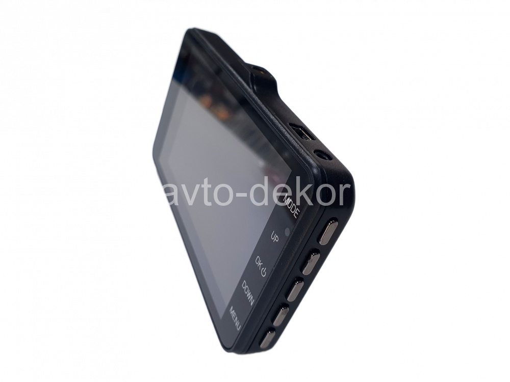 Видеорегистратор DA-406 touch +камера заднего вида 0,3Мп 4Led. 1296/1080/720Р, 3,9 дюйма 100мм дисплей, 15мм поворотная передняя камера AVTO-DEKOR  18159, фото 2