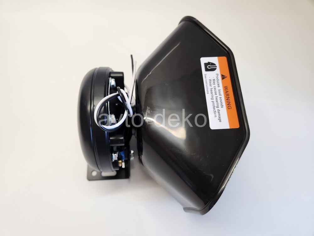 Сирена с микрофоном 400w TS300N  с двумя 8 прямоугольными динамиками со скошенными краями AVTO-DEKOR  18184, фото 5