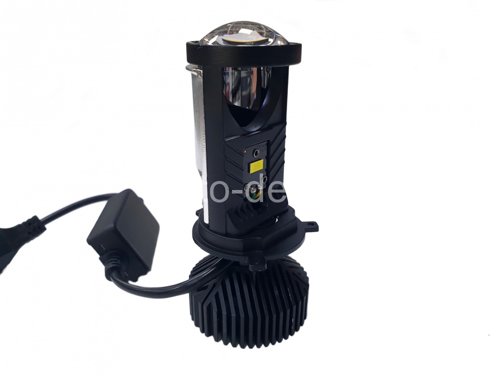 Лампа-линза светодиодная H4 Y6 12v 16/24W/шт 3LED 6000K white ближний/дальний (2 шт. к-т) AVTO-DEKOR  18664, фото 2