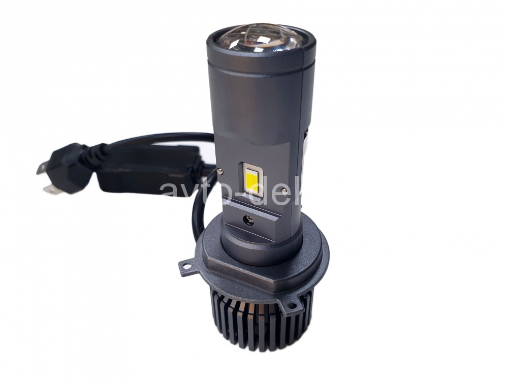 Лампа-линза светодиодная H4 12v 40/48W/шт 3LED ближний SU25mm (2 шт. к-т) AVTO-DEKOR  18665, фото 2