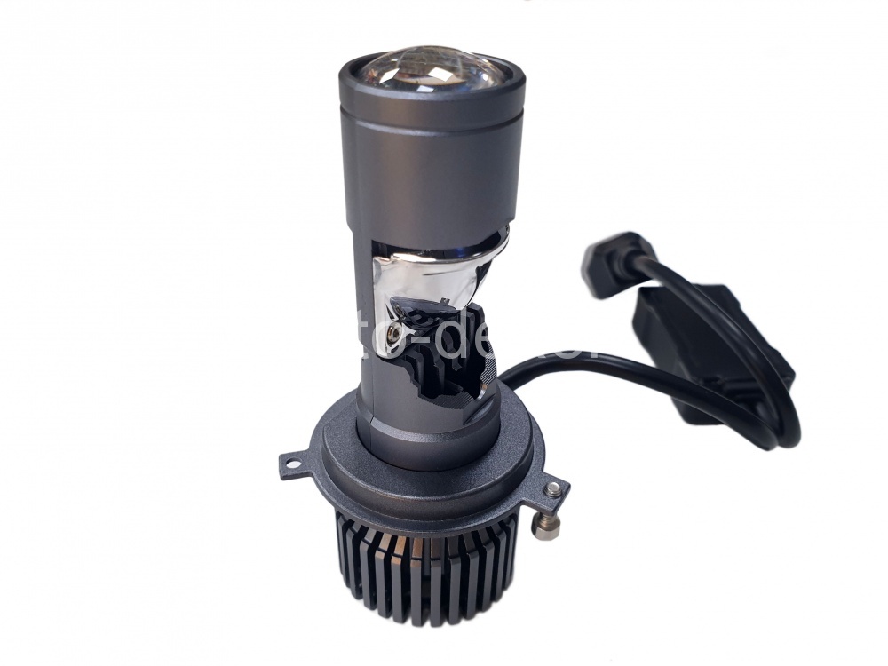 Лампа-линза светодиодная H4 12v 40/48W/шт 3LED ближний SU25mm (2 шт. к-т) AVTO-DEKOR  18665, фото 3
