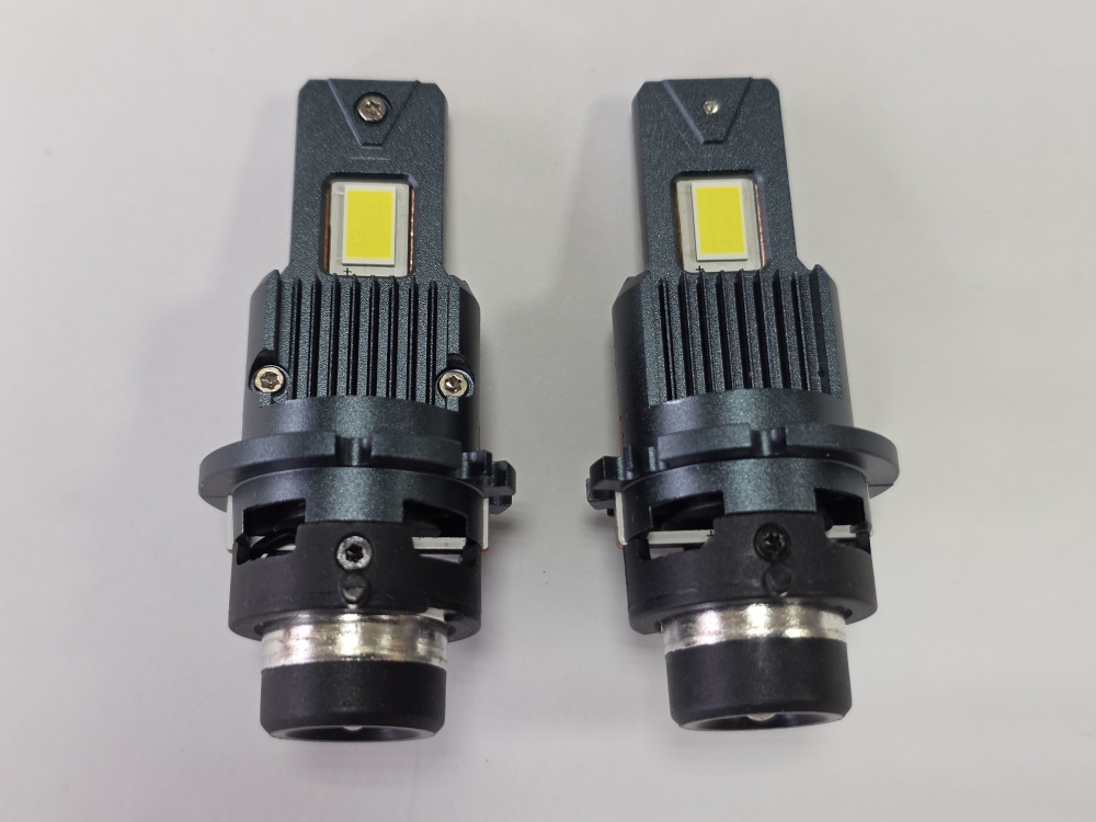 Светодиодные лампы головного света модель M17 D2S 6000K, 45w рабочая мощность, 2 медные трубки, без проводов, медные пластины охлаждения (к-т 2шт) AVTO-DEKOR  20111, фото 2