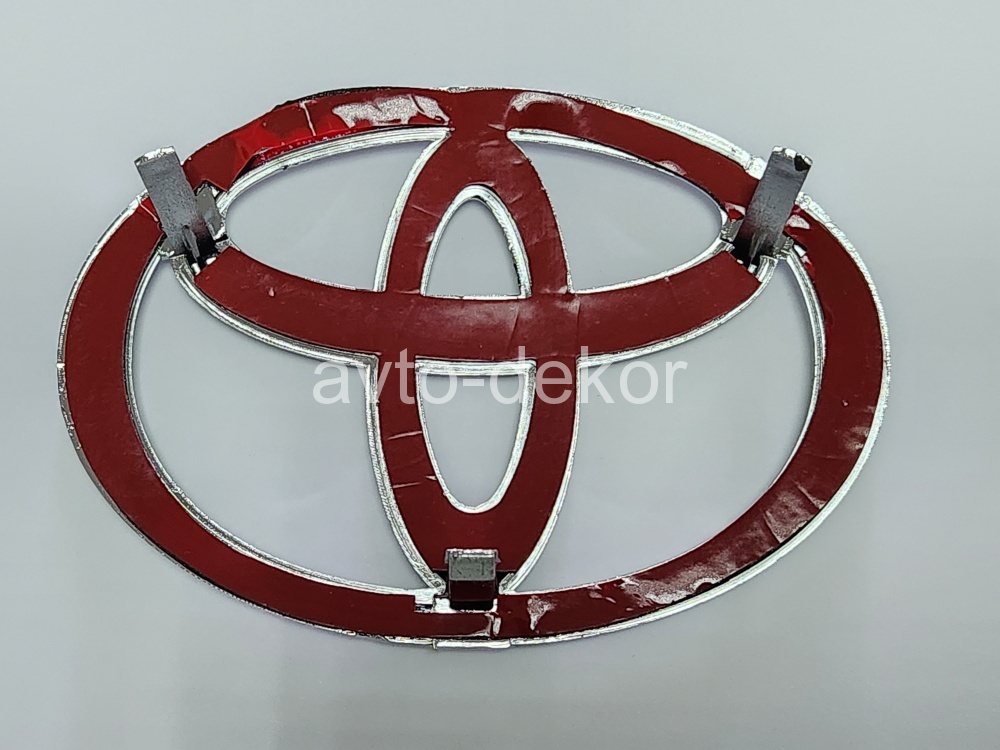 Эмблема TOYOTA 110мм 3 ножки  20517, фото 1