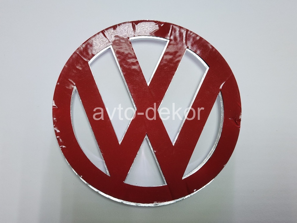 Эмблема VOLKSWAGEN 105мм с изгибом  20529, фото 1