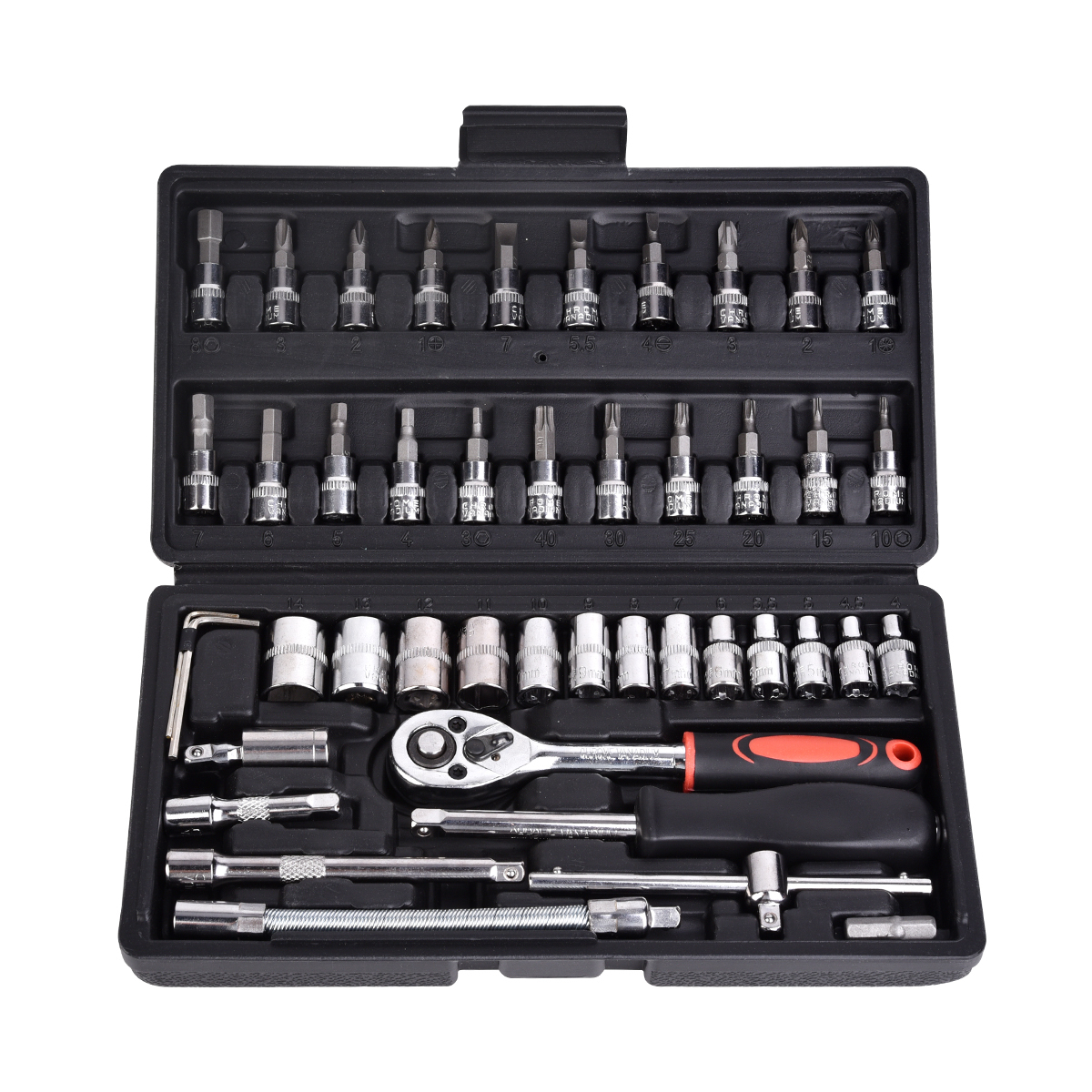 Купить Набор инструмента 46 предм,1/4 IRON KIT черный G-910046  20957 в интернет-магазине