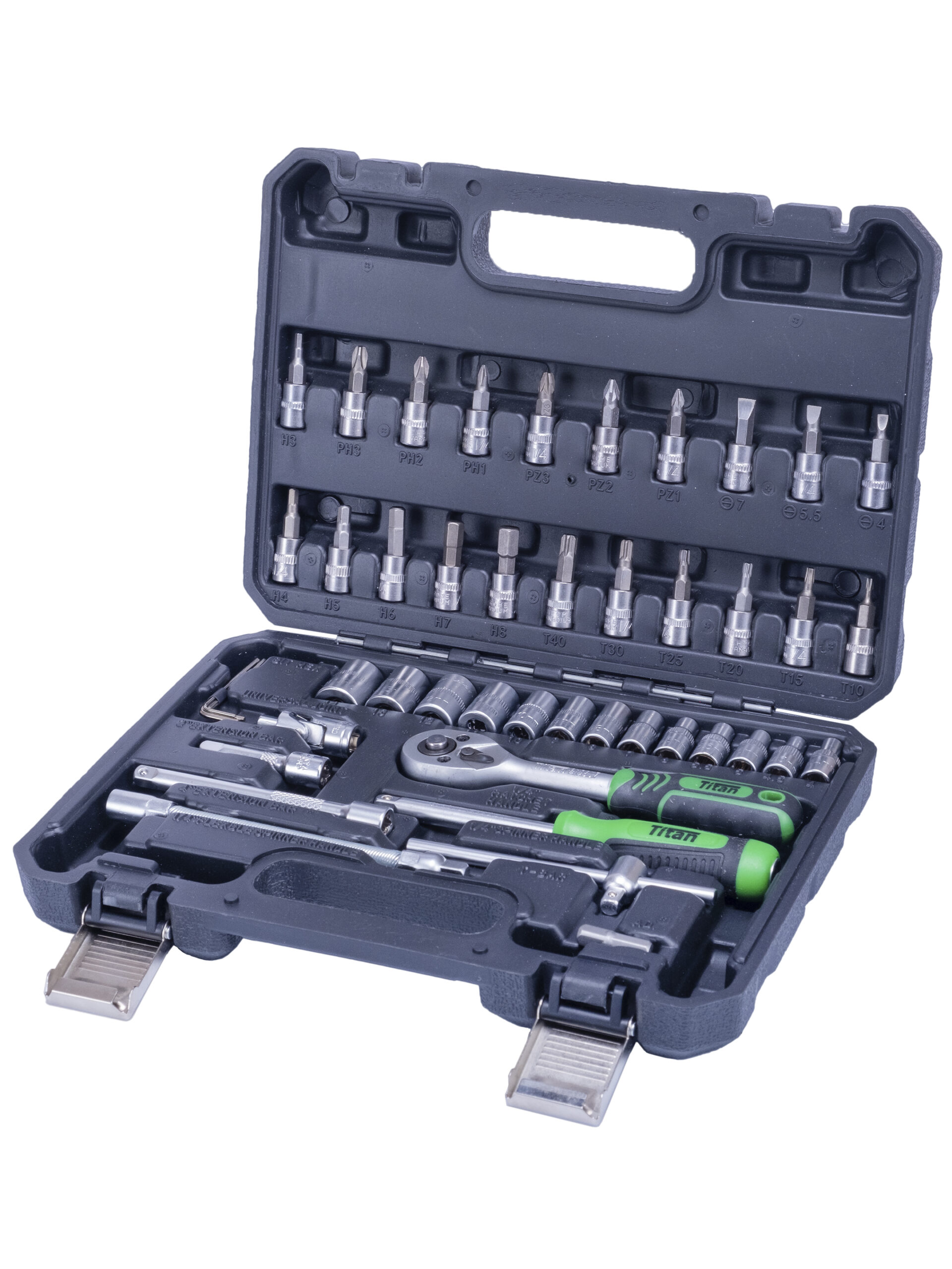Купить Набор инструмента TS 46 предм. 1/4 TITAN G-770046  21443 в интернет-магазине