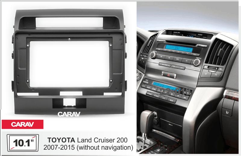 Купить 10.1-inch Рамка TOYOTA Land Cruiser (200) 2008-15 (Black)  22010 в интернет-магазине
