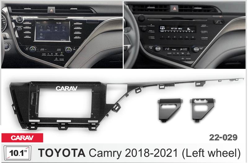 Купить 10.1-inch Рамка TOYOTA Camry 2018-21 (Left wheel)  22029 в интернет-магазине