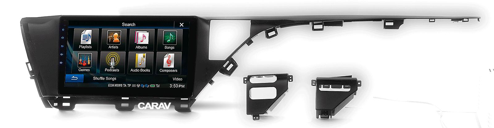 10.1-inch Рамка TOYOTA Camry 2018-21 (Left wheel)  22029, фото 3