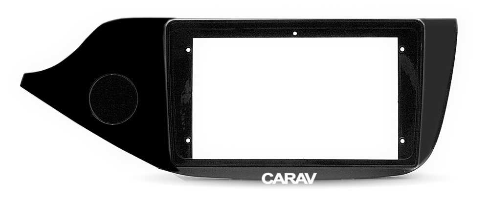 9-inch Рамка KIA CEE'D 2012-19 (Left wheel / Gloss black)  22076, фото 1