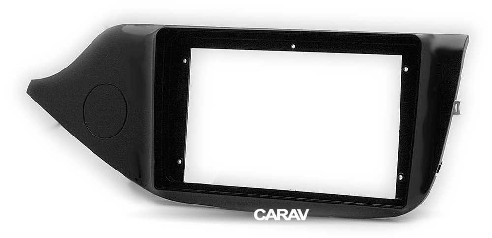 9-inch Рамка KIA CEE'D 2012-19 (Left wheel / Gloss black)  22076, фото 2