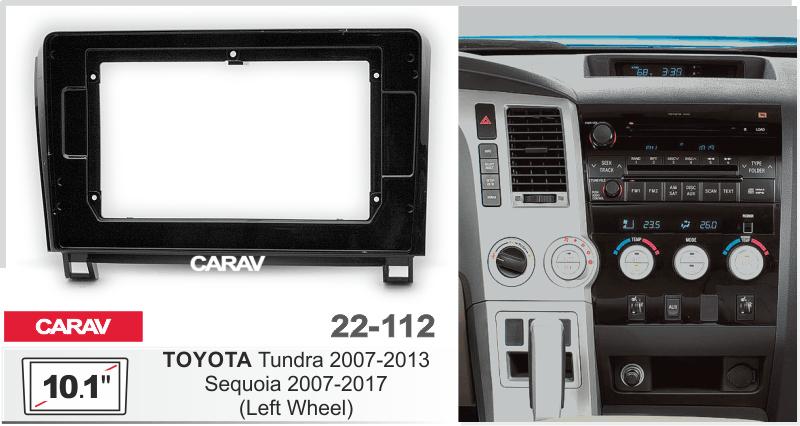 Купить 10.1-inch Рамка TOYOTA Tundra 2007-13, Sequoia 2007-17 (Left wheel)  22112 в интернет-магазине