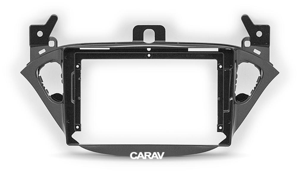 9-inch Рамка OPEL Adam 2013-19, Corsa (E) 2014-19  ЧЕРНЫЙ БЛЕСТЯЩИЙ  221142, фото 1