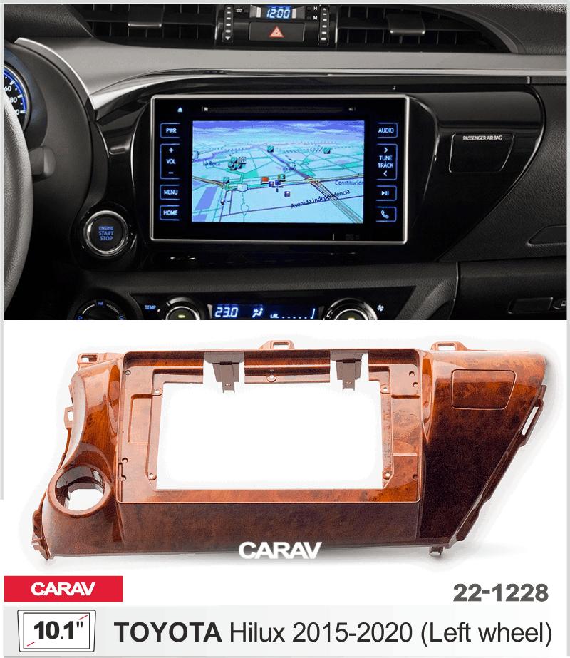 Купить 10.1-inch Рамка TOYOTA Hilux 2015-20 (Left wheel/Wooden)  221228 в интернет-магазине