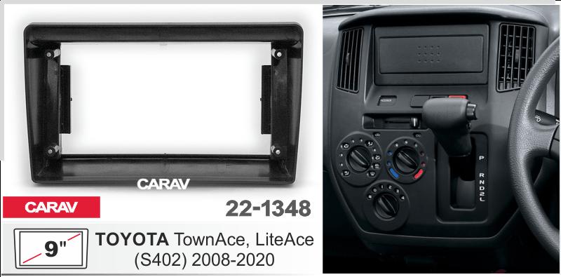 Купить 9-inch Рамка TOYOTA TownAce, LiteAce (S402) 2008-20  221348 в интернет-магазине