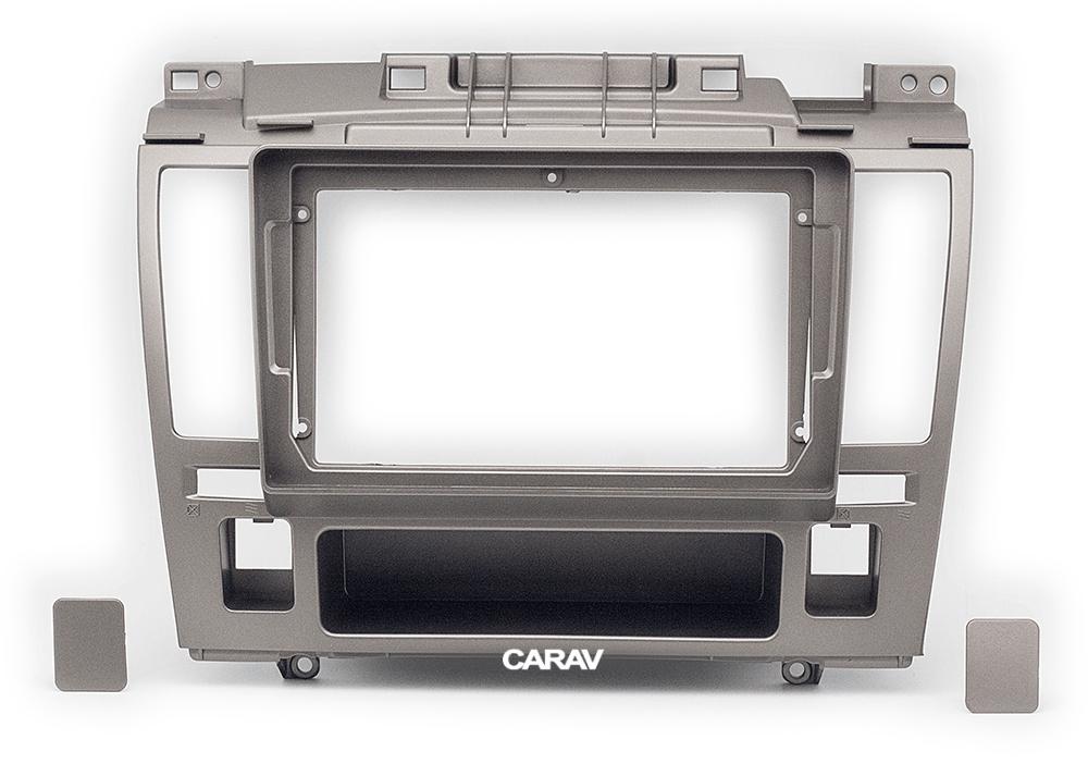9-inch Рамка NISSAN Tiida 2004-11 (PUSH Auto AC/grey)  221461, фото 1