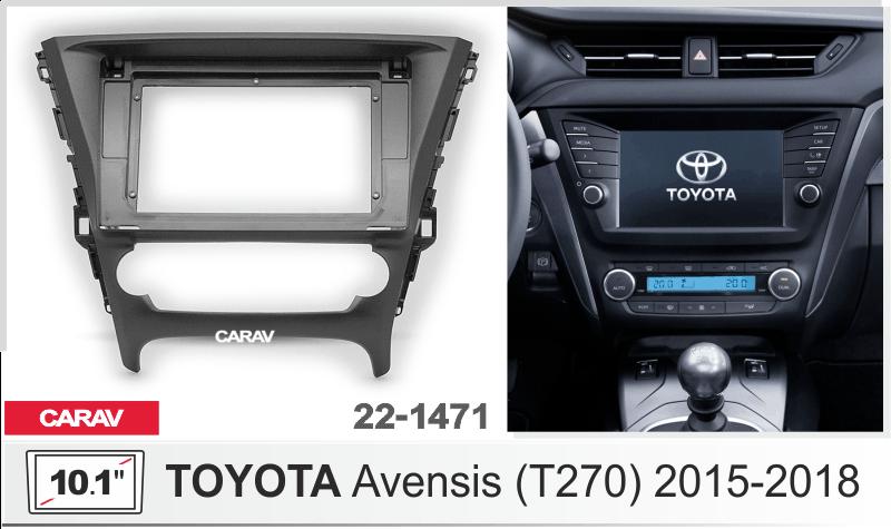 Купить 10.1-inch Рамка TOYOTA Avensis (T270) 2015-2018  221471 в интернет-магазине
