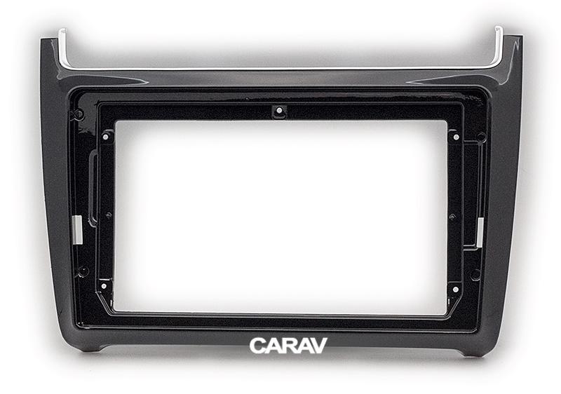 9-inch Рамка VOLKSWAGEN Polo 2009-19 (Gloss black)  221532, фото 1