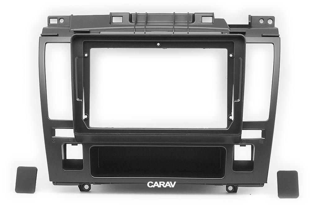 9-inch Рамка NISSAN Tiida 2004-11 (PUSH Auto AC/black)  221538, фото 1