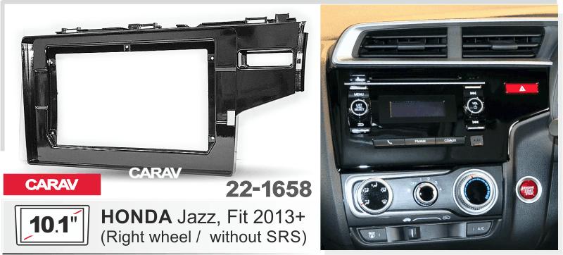 Купить 10.1-inch Рамка HONDA Jazz, Fit 2013+  (Right wheel/without SRS  221658 в интернет-магазине