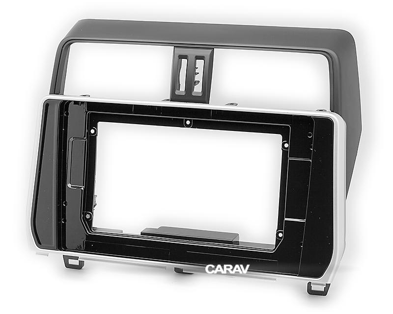 10.1-inch Рамка TOYOTA Land Cruiser Prado (150) 2017-2020 (silver)  221660, фото 2