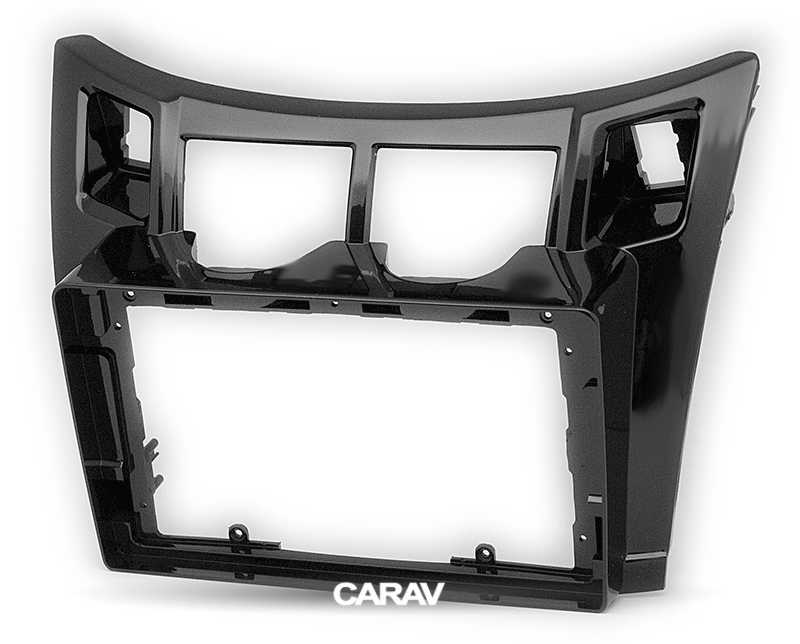 9-inch Рамка TOYOTA Yaris,Vitz, Platz 2005-10 (Gloss black)  22172, фото 2