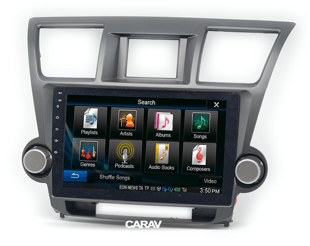 10.1-inch Рамка TOYOTA Highlander 2008-2013, Kluger 2008-2014  221819, фото 7