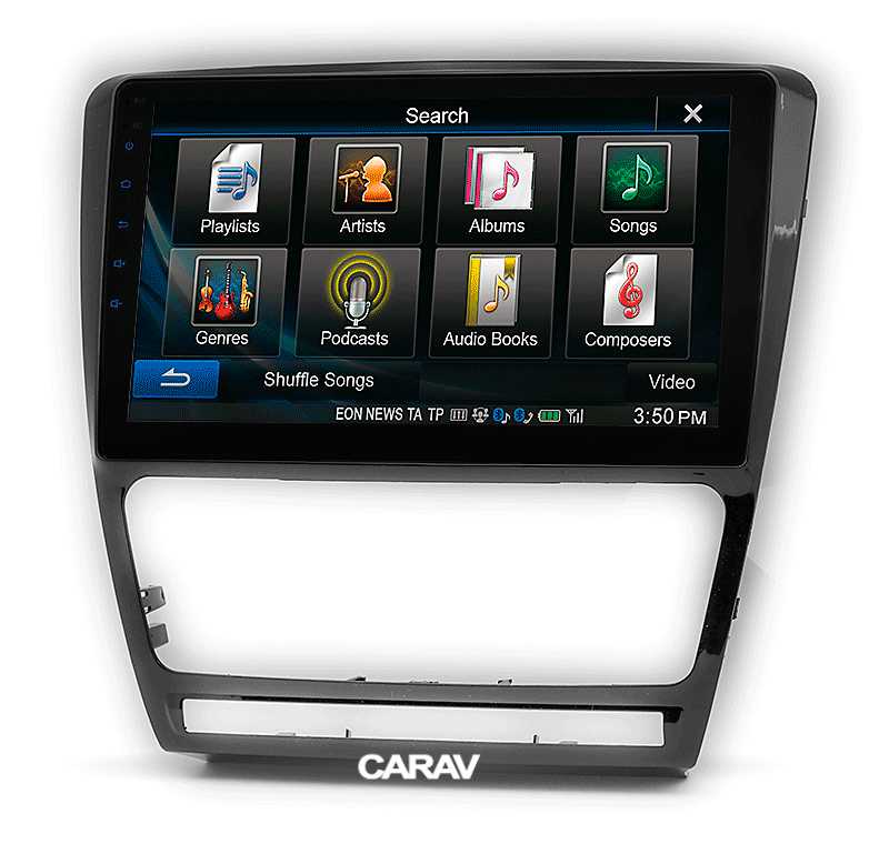 10.1-inch Рамка SKODA Octavia 2008-13 (Auto & Manual Air-Conditioni  22185, фото 4