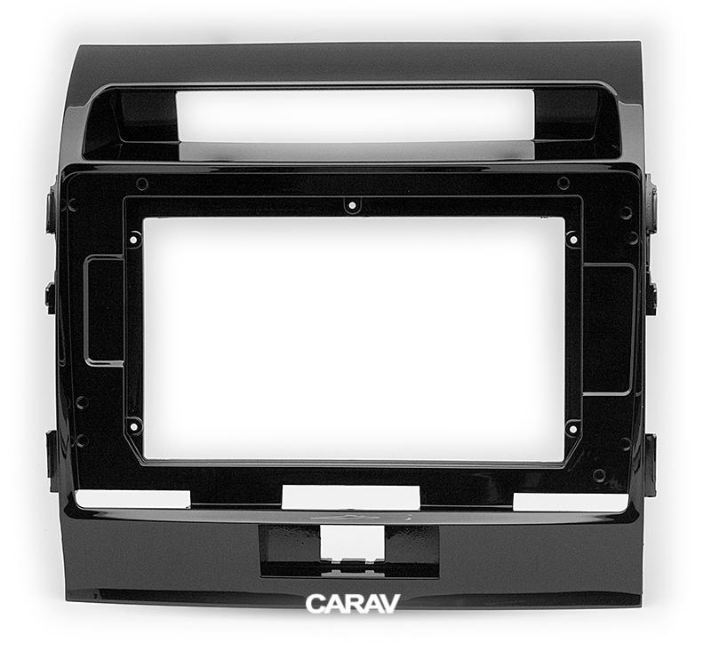 10.1-inch Рамка TOYOTA Land Cruiser (200) 2008-15 (Gloss black)  22190, фото 1