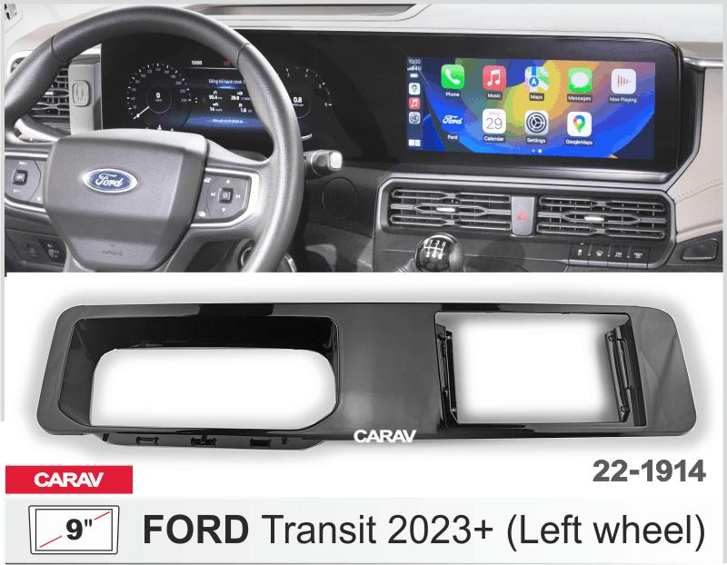 Купить 9-inch Рамка FORD Transit 2023+ ЧЕРНАЯ БЛЕСТЯЩАЯ  221914 в интернет-магазине