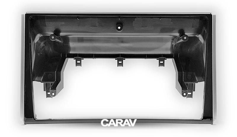 10.1-inch Рамка TOYOTA RAV4 2019+ (Ver.2)  ЧЕРНАЯ БЛЕСТЯЩАЯ+СЕРЕБРО  221950, фото 1