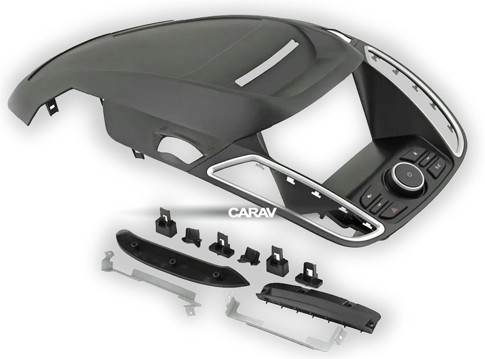 9-inch Рамка FORD C-Max 2010-2019/ Kuga 2013-2019/ Escape 2012-2019  с штатной навигацией  ЧЕРНАЯ  221994, фото 3
