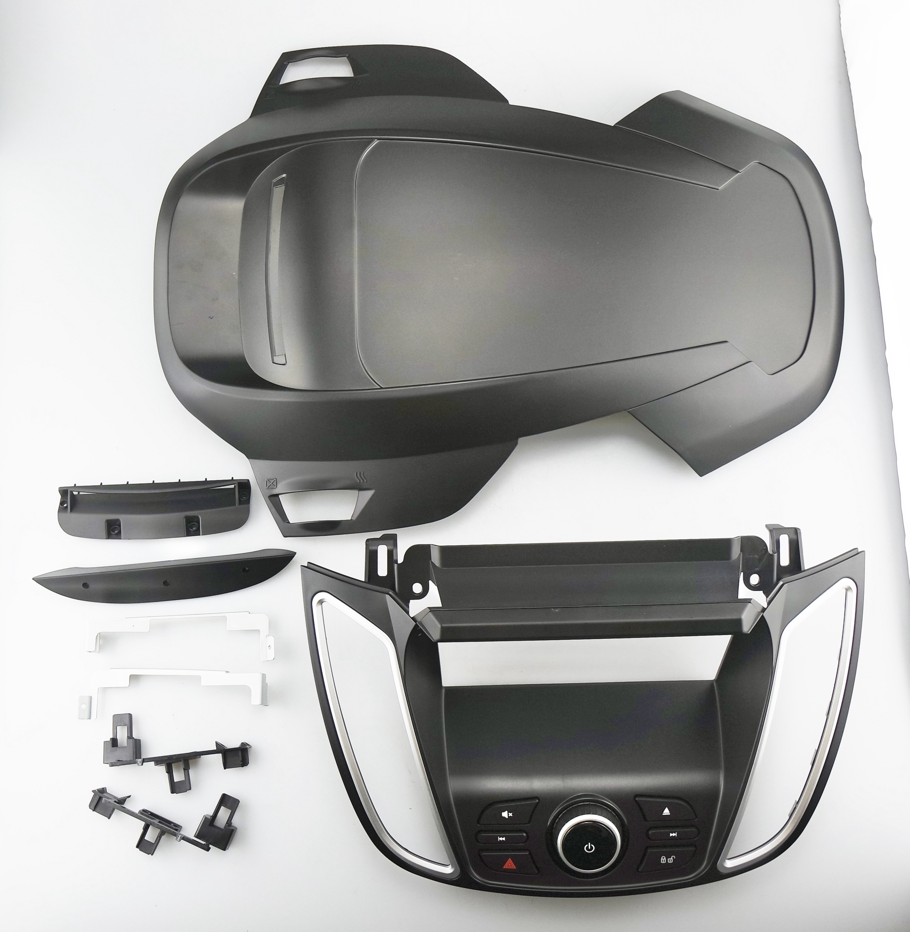 9-inch Рамка FORD C-Max 2010-2019/ Kuga 2013-2019/ Escape 2012-2019  с штатной навигацией  ЧЕРНАЯ  221994, фото 4