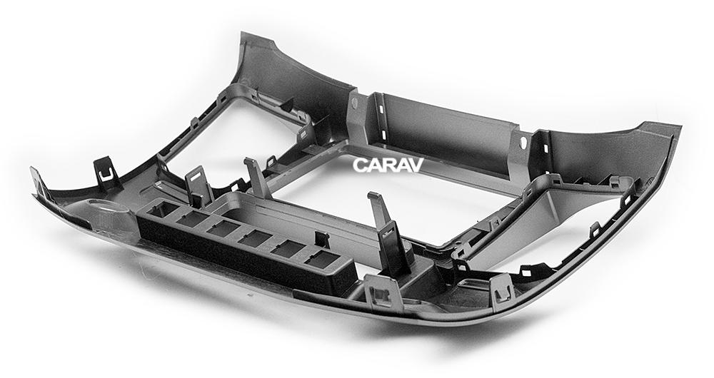 9-inch Рамка GAZ Gazelle Business  2010-2020 (AUTO a/c)   (3302, 2705, 3221, 2217, 2252, 2310, 2752) (before restyling 2016 / old panel)  СЕРАЯ  222098, фото 3