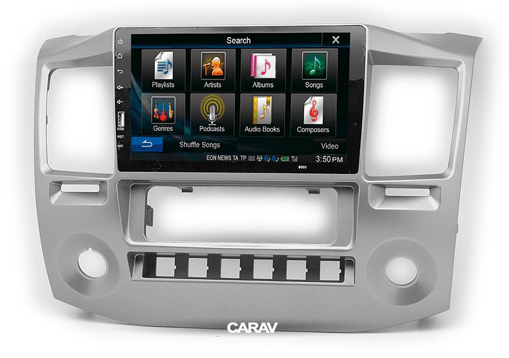 9-inch Рамка GAZ Gazelle Business  2010-2020 (AUTO a/c)   (3302, 2705, 3221, 2217, 2252, 2310, 2752) (before restyling 2016 / old panel)  СЕРАЯ  222098, фото 5
