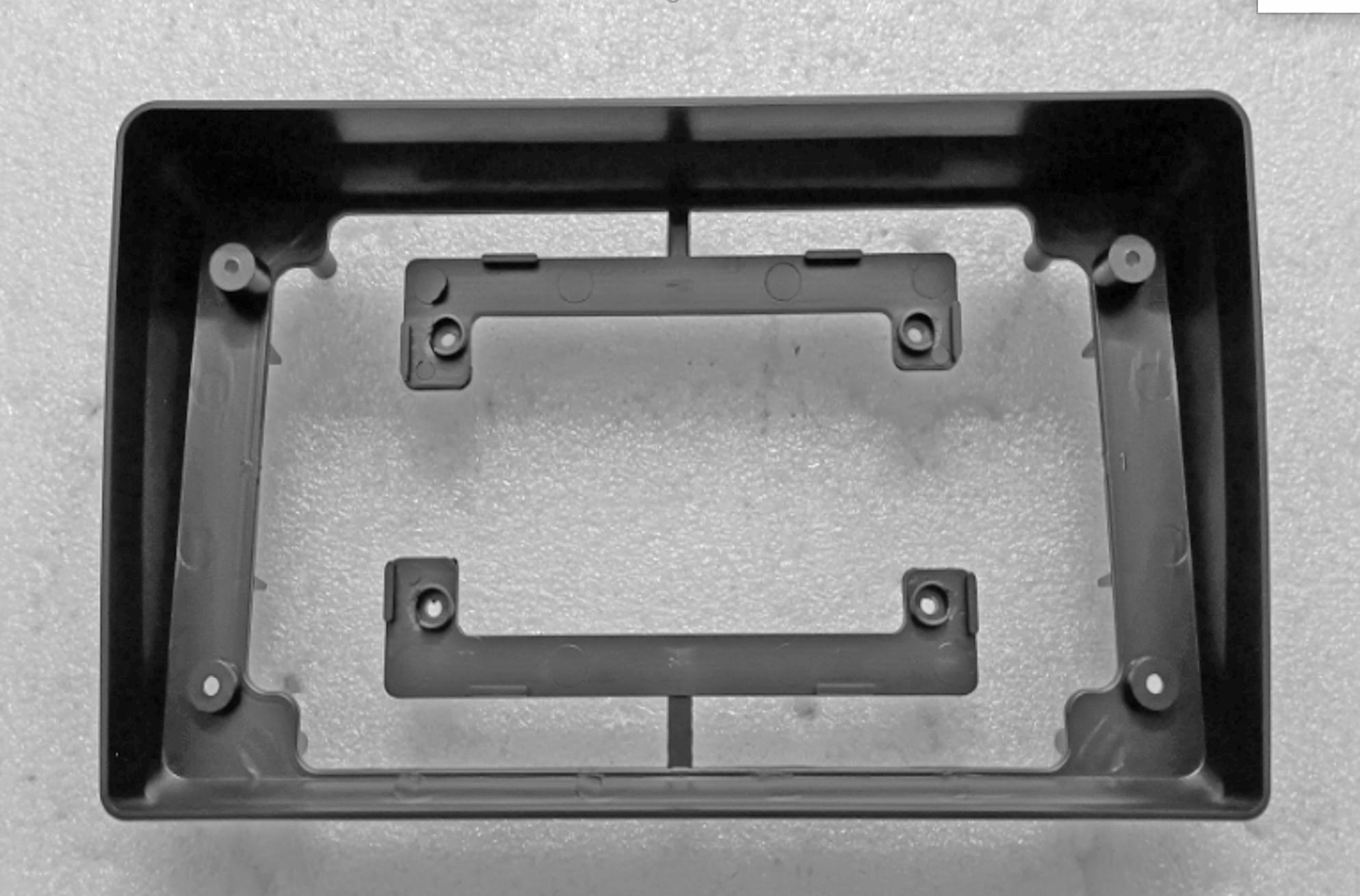 Купить 9-inch Рамка GAZ Gazelle (3302, 2705, 3221, 2217, 2252, 2310, 2752) Business 2016+ (after restyling 2016 / new panel) Ver.1 / cover  ЧЕРНАЯ  222116 в интернет-магазине