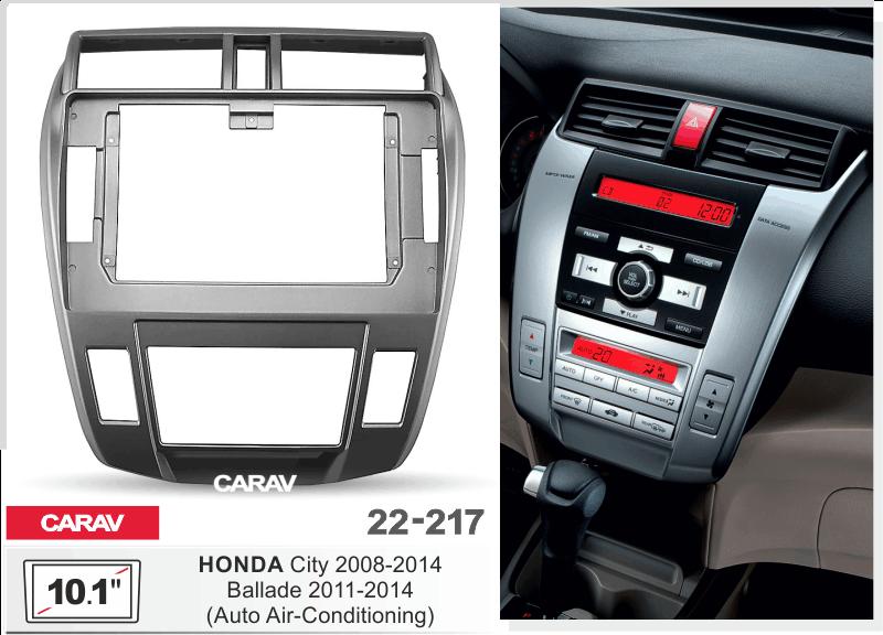 Купить 10.1-inch Рамка HONDA City 2008-14, Ballade 2011-14 (Auto Air-Condi  22217 в интернет-магазине